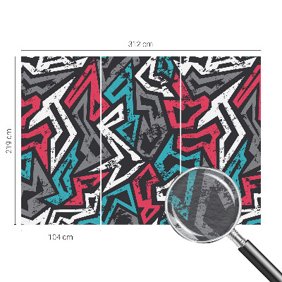 Papel de parede Mosaico abstrato