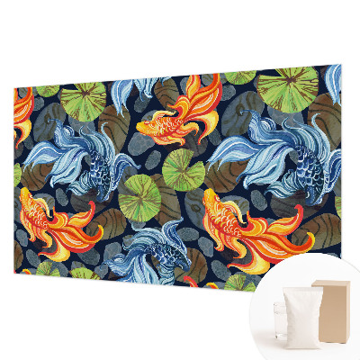 Papel de parede para sala Padrões de peixe