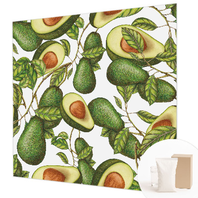 Mural fotográfico Padrão de abacate