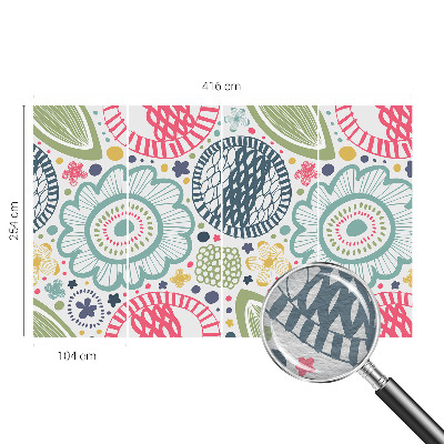 Papel de parede decorativo Padrões florais