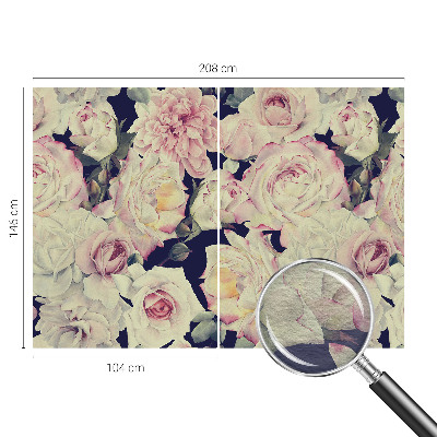 Mural de fotos na parede Buquê de flores