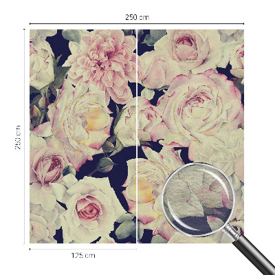 Mural de fotos na parede Buquê de flores