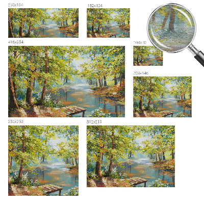 Papel de parede fotográfico Lago idílico