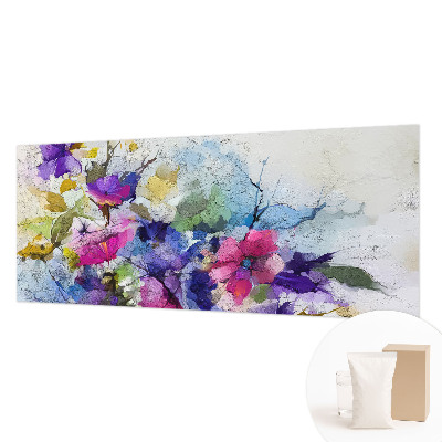 Papel de parede para quarto Flores abstratas