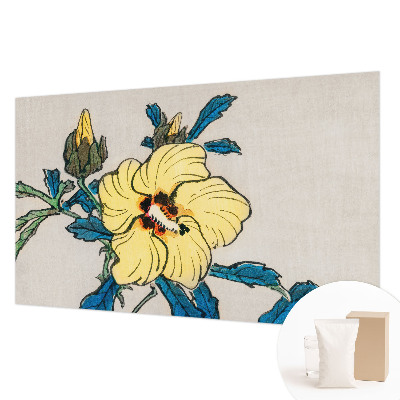 Papel de parede decorativo Flor amarela