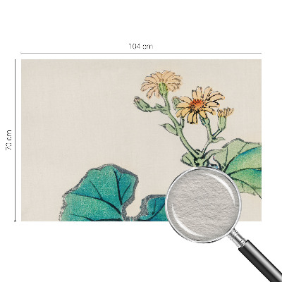 Mural de parede Flor e folhas