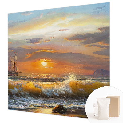 Papel de parede para sala Panorama do mar