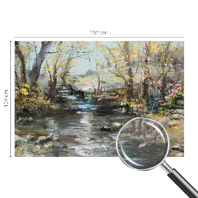 Papel de parede fotográfico Riacho na floresta