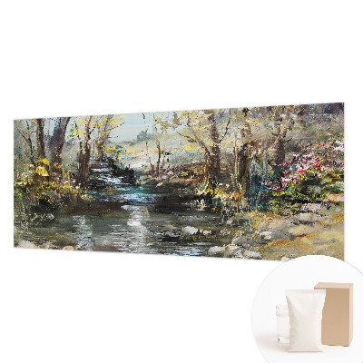Papel de parede fotográfico Riacho na floresta