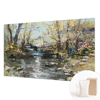 Papel de parede fotográfico Riacho na floresta