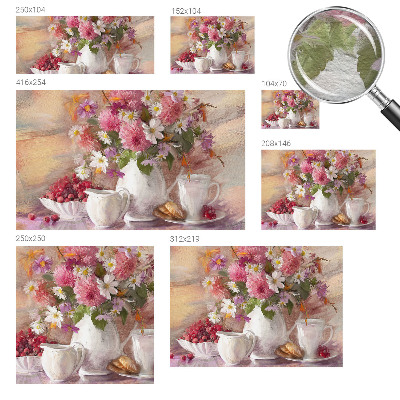 Papel de parede decorativo Flores silvestres