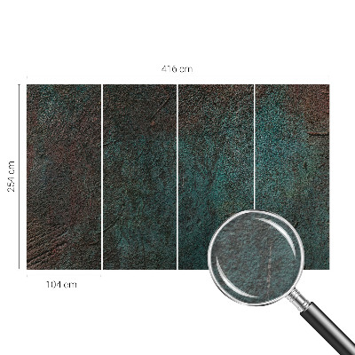 Papel de parede decorativo Superfície rústica