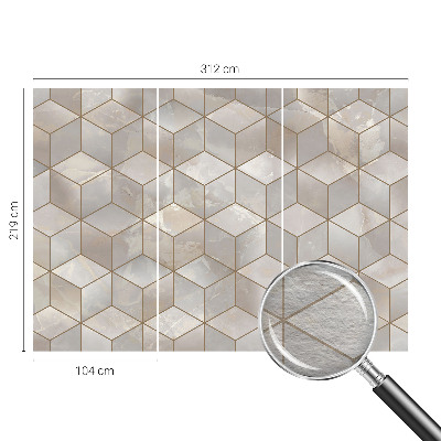 Mural de parede Mosaico geométrico
