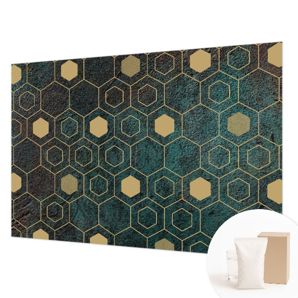 Fotomural hexágonos geométricos