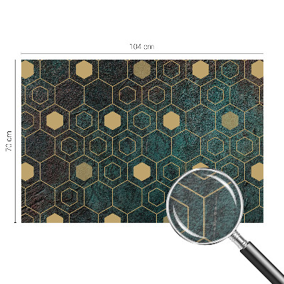 Fotomural hexágonos geométricos