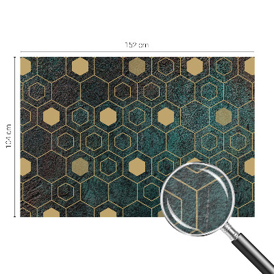 Fotomural hexágonos geométricos