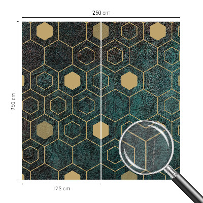 Fotomural hexágonos geométricos