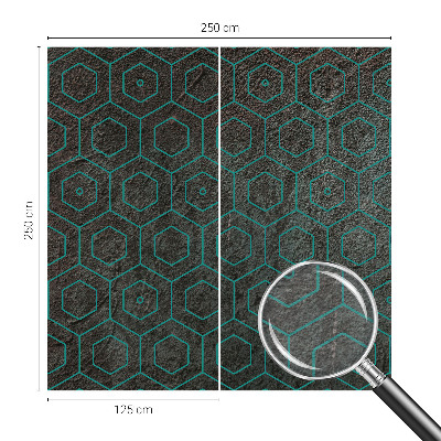 Papel de parede para sala Padrão geométrico