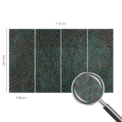 Papel de parede para sala Padrão geométrico