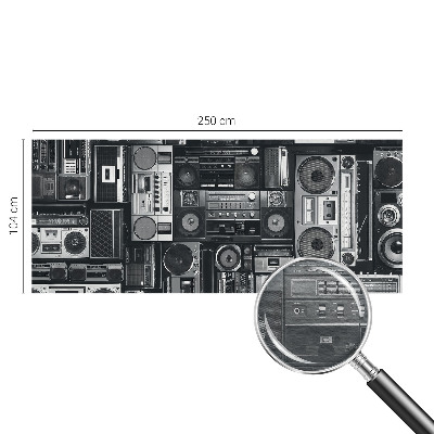 Papel de parede para quarto Rádio retrô