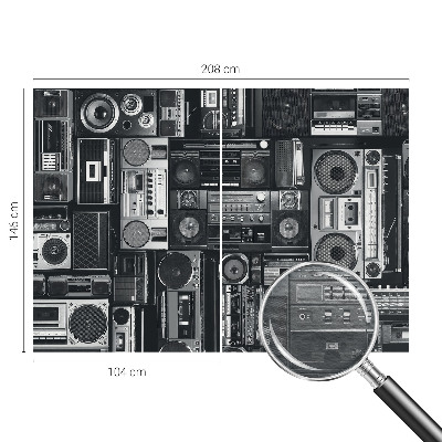 Papel de parede para quarto Rádio retrô