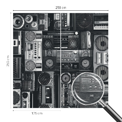 Papel de parede para quarto Rádio retrô
