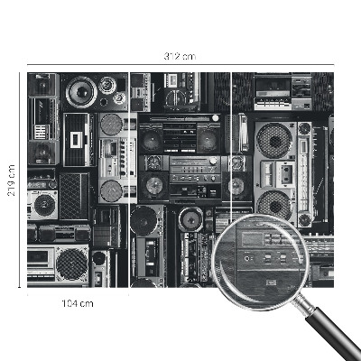 Papel de parede para quarto Rádio retrô