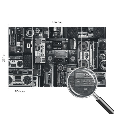 Papel de parede para quarto Rádio retrô