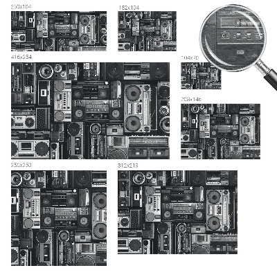 Papel de parede para quarto Rádio retrô