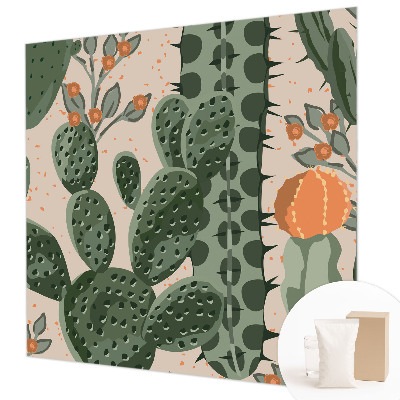 Papel de parede Cactos verdes