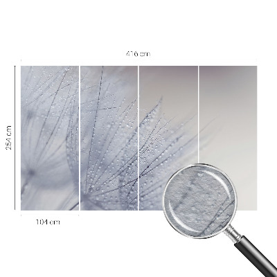 Mural de parede Dente-de-leão orvalhado