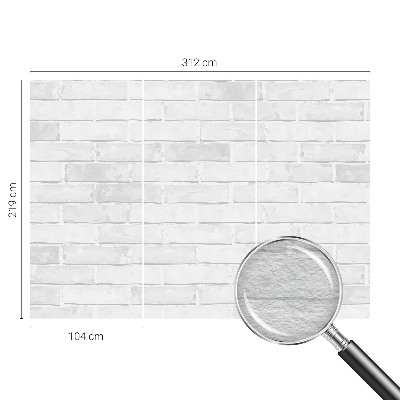 Papel de parede fotográfico Parede de tijolos
