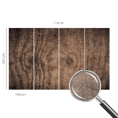 Papel de parede fotográfico Madeira rústica