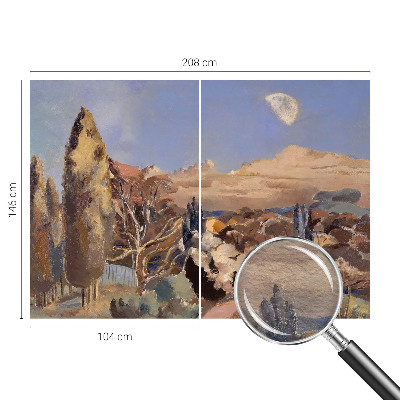 Papel de parede para sala Paisagem florestal