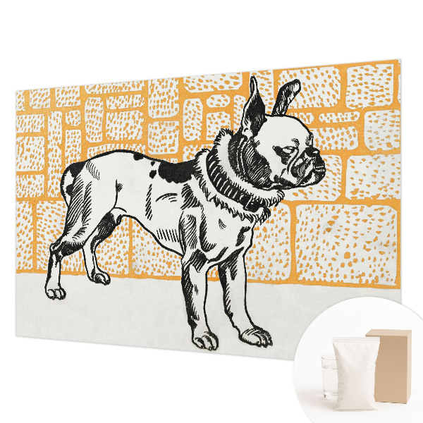 Mural fotográfico Cachorro retrô