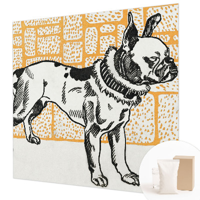 Mural fotográfico Cachorro retrô