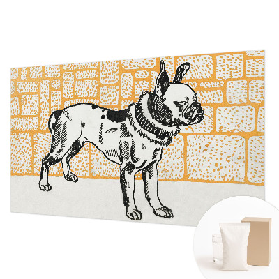 Mural fotográfico Cachorro retrô