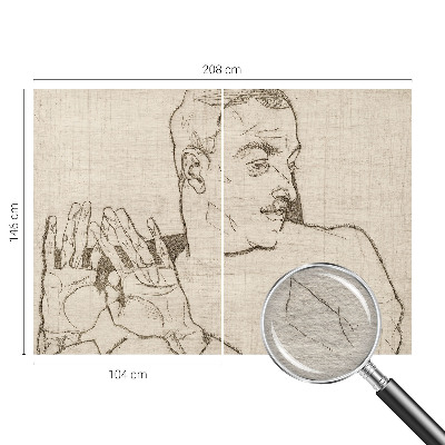 Mural de fotos na parede Um caráter distinto