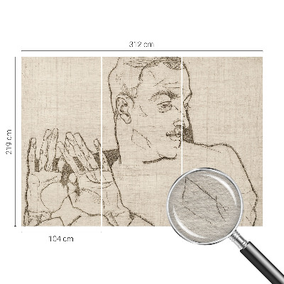 Mural de fotos na parede Um caráter distinto