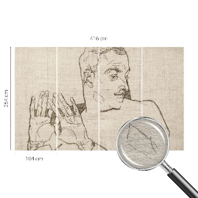 Mural de fotos na parede Um caráter distinto