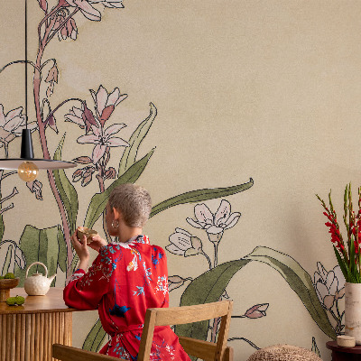 Mural de parede Elegância floral