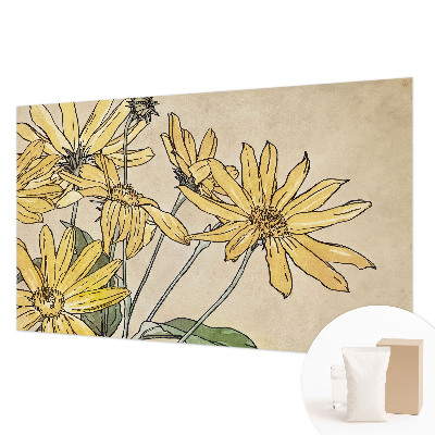 Fotomural Flores em aquarela