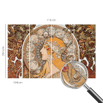 Papel de parede decorativo Elegância zodiacal