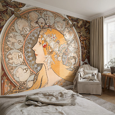 Papel de parede decorativo Elegância zodiacal