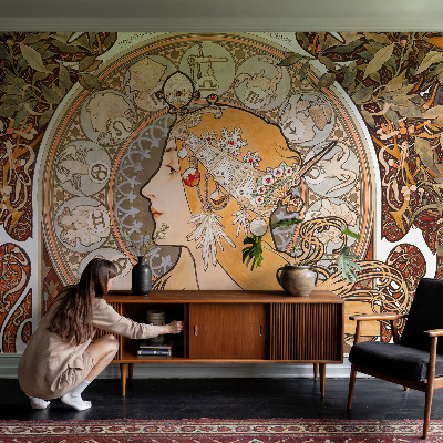 Papel de parede decorativo Elegância zodiacal