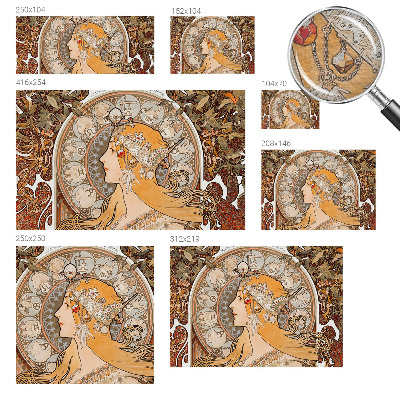 Papel de parede decorativo Elegância zodiacal