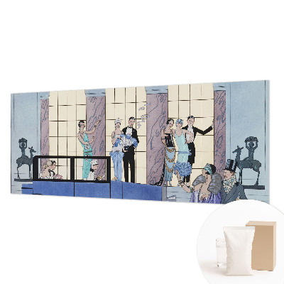 Mural de fotos na parede Art déco
