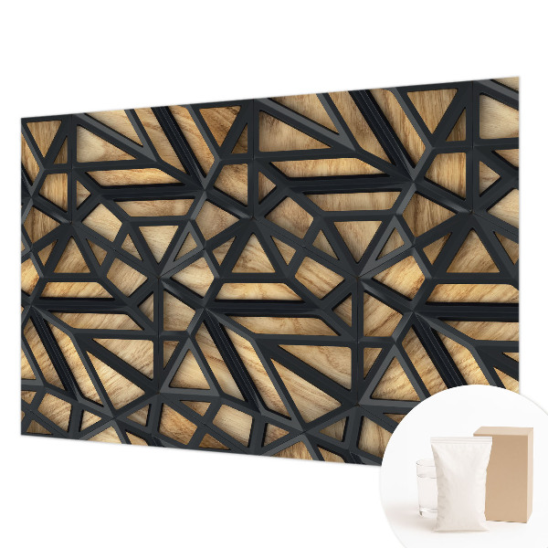 Papel de parede decorativo Conexão geométrica