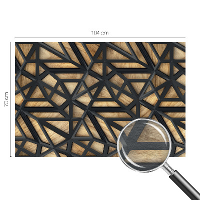 Papel de parede decorativo Conexão geométrica