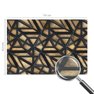 Papel de parede decorativo Conexão geométrica